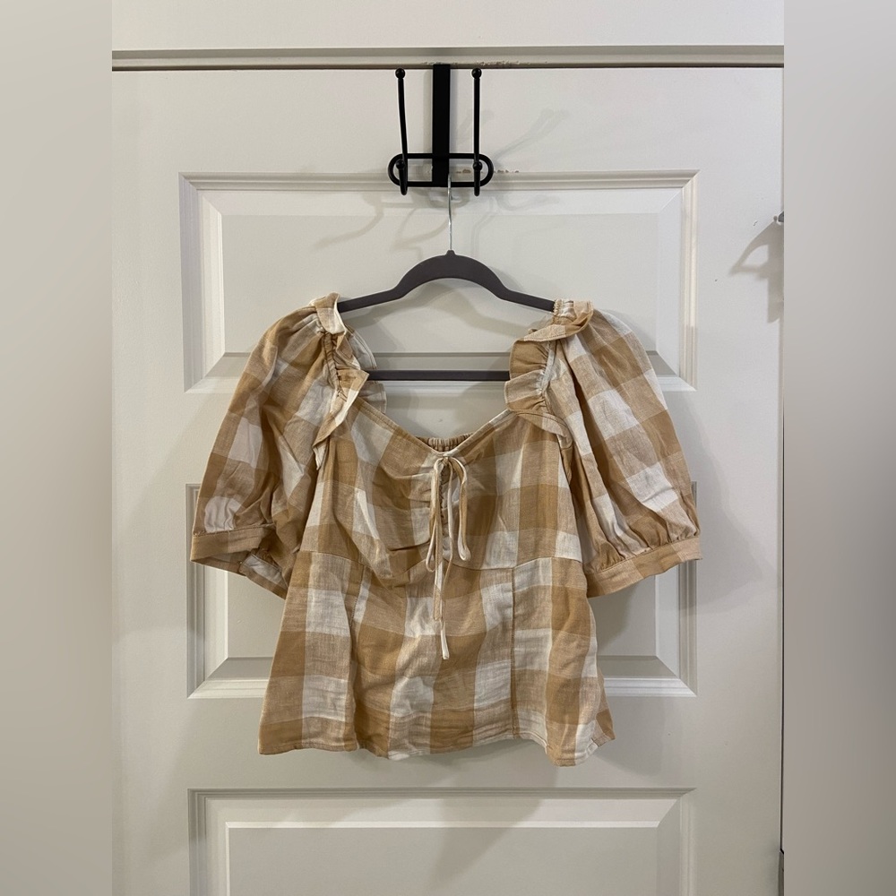 Who What Wear cropped shirt